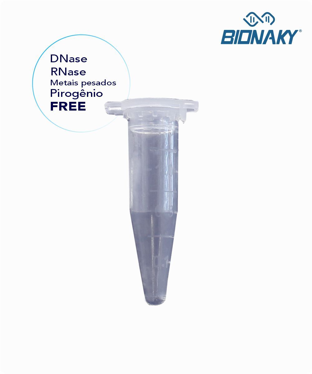 Microtubo para PCR de centrifugação graduado  500µl tampa chata